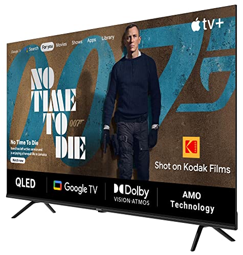 Kodak 139 Cm (55 Inches) Matrix Series 4K Ultra Hd Smart QLED Google Tv 55Mt5022, Black 