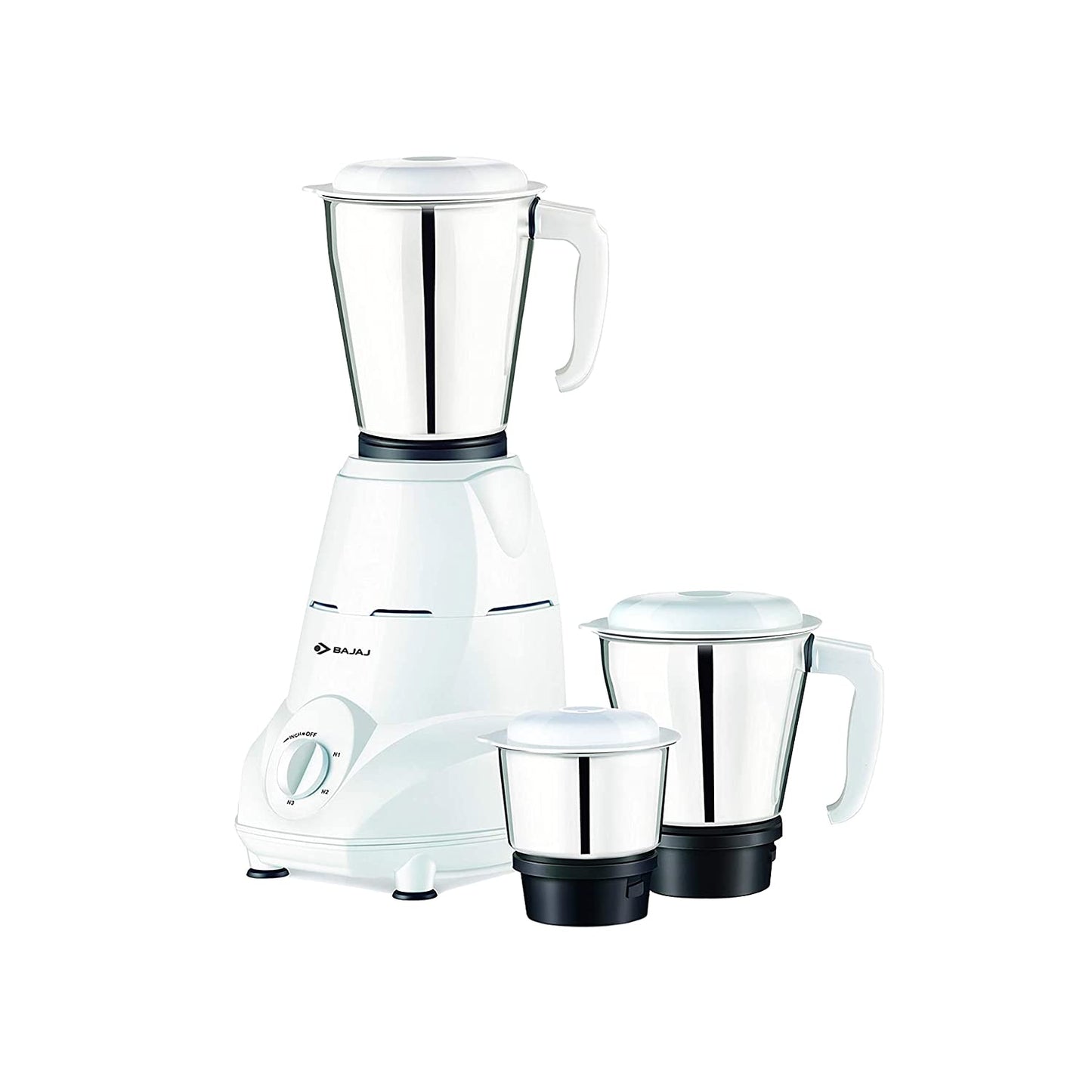 Bajaj Rex Mixer Grinder 500W|Mixie For Kitchen With Nutri-Pro Features|3 SS Mixer Jars For Heavy Duty Grinding|Adjustable Speed Control|Multifunctional Blade System|2 Year Warranty By Bajaj|Purple