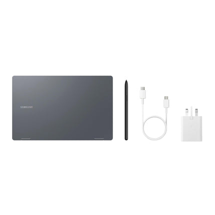 Samsung Galaxy Book4 360 (Gray, 16GB RAM, 512GB SSD)| 15.6" Super AMOLED Touchscreen| Intel Core 5 120U Processor| 2 in 1 Laptop| Windows 11 Home| MS Office 2021| Fingerprint Reader| S-Pen Included