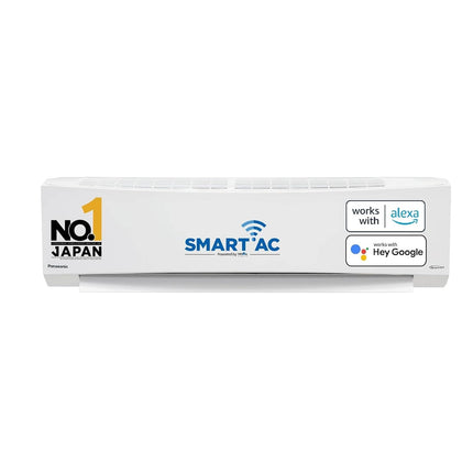 Panasonic 1.5 Ton 5 Star Wi-Fi Inverter Smart Split AC (India's 1st Matter Enabled RAC, Copper Condenser, 7in1 Convertible, True AI, 4 Way Swing, PM 0.1 Filter, CS/CU-NU18ZKY5W, 2024 Model, White) 