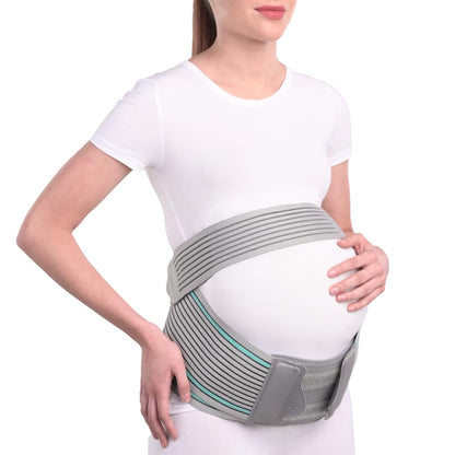 TYNOR Pregnancy Support | Maternity Belt for Lower Back Pain Relief & Posture Support | Adjustable, Comfortable Design for Pregnent Women | Pack of 1 (Black, XL)