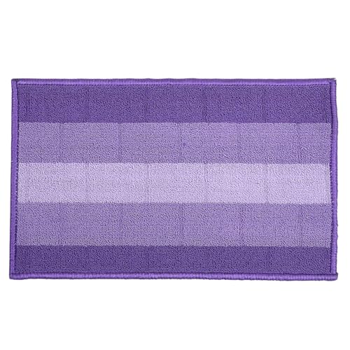 Status Contract Anti Slip Front Door Mat|(15"x23") Living Room Rug for Entrance Doors|Polypropylene Floor Mats Home|Essential Small Rugs for Office, Bedroom & Kitchen| (Purple)