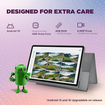 Lenovo Tab Plus with Octa JBL Hi-Fi Speakers| 8 GB RAM, 256 GB ROM| 11.5 Inch, 2K, 90 Hz Refresh| Wi-Fi Tablet| Android 14| 45 W Fast Charger| Built-in Kickstand| Color: Luna Grey 