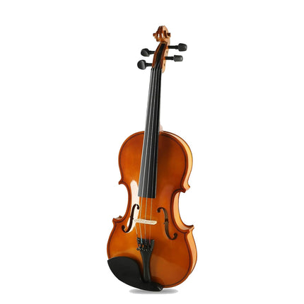 Kadence, Vivaldi 4/4 Violin With Bow, Rosin, Hard Case (Brown Glossy V001C)