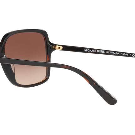 Michael Kors Men's Mk2098U 378113 Brown Tortoise Isle Of Palms Square Non-Polarized Sunglasses Lens, Db127.18 New New Tort, 56/17/140 56mm 