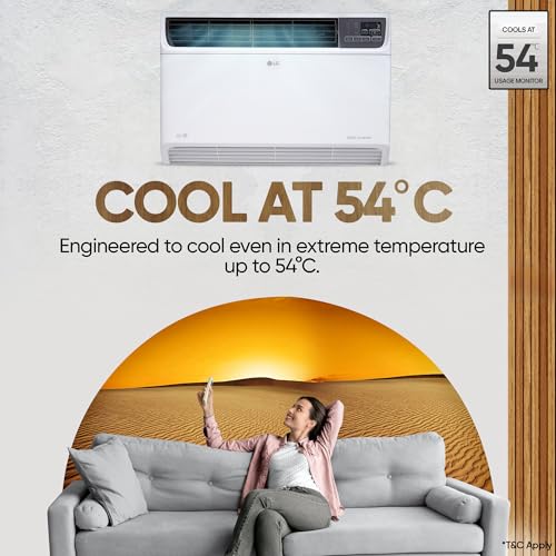 LG 1.5 Ton 3 Star DUAL Inverter Window AC (Copper, Convertible 4-in-1 cooling, 4 Way Air Swing, HD Filter, 2025 Model, UW-Q18WUXA, White) 