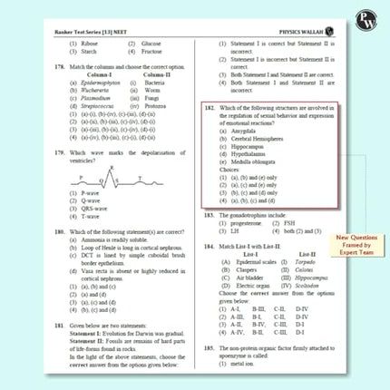 PW NTA NEET Rankers Test Series 2025 Verified & Curated by Expert Faculties | 10 Full Syllabus + 4 Part Syllabus (Class 11 & 12) | OMR Sheet, Solution Booklet with NCERT References 