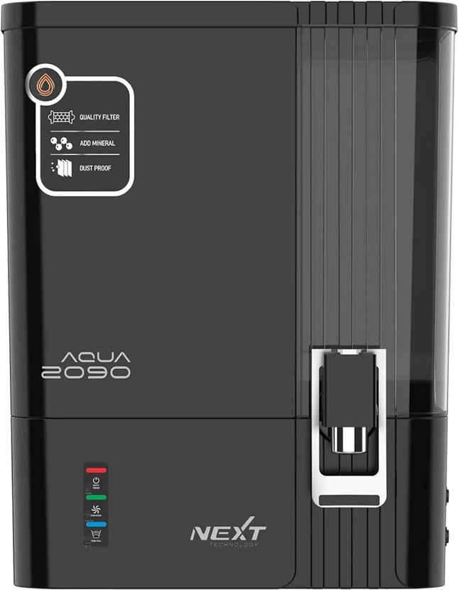 Aqua 2090 NXT Ultrasaver 7-Stage Water Purifier | Upto 40% Water Savings | RO Tech | Taste Enhancer| Suitable for Borewell, muncipal Water | 1 YEAR WARRANTY (RO+COPPER+ALKALINE+UV+TDS CONTROLLER) 