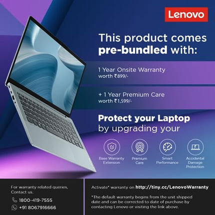 Lenovo IdeaPad Slim 5 12th Gen Intel Core i5 12450H 14" (35.5cm) WUXGA+ IPS Laptop (16GB/512GB SSD/Win 11/Office 2021/Backlit KB/FHD Camera/Alexa/3 Month Game Pass/Cloud Grey/1.46Kg), 83BF000UIN 