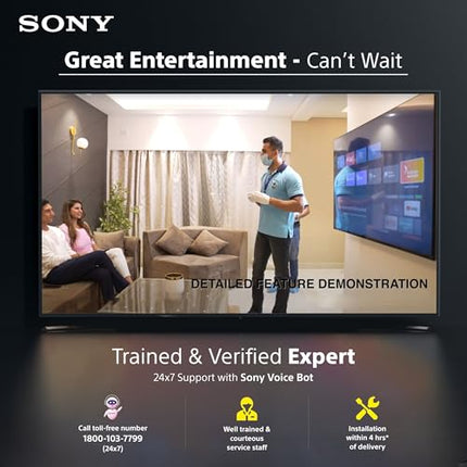 Sony BRAVIA 8 Series 139 cm (55 inches) 4K Ultra HD AI Smart OLED Google TV K-55XR80 (Black)