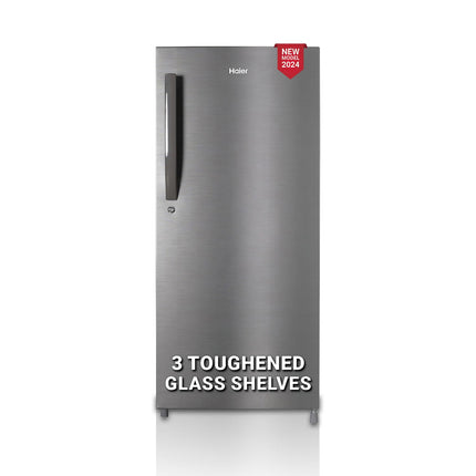 Haier 165 L, 1 Star, Direct-Cool Single Door Refrigerator (HED-171RS-P, Red Mono, 2024 Model)