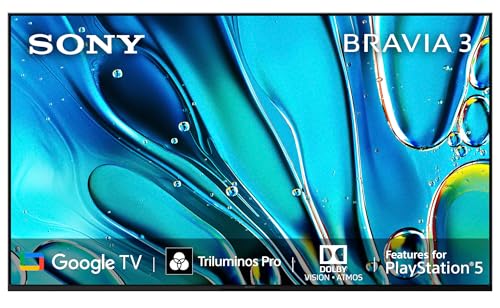 Sony BRAVIA 3 Series 126 cm (50 inches) 4K Ultra HD AI Smart LED Google TV K-50S30 (Black)