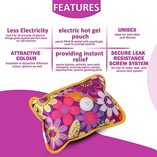 TEKCOOL heating bag, hot water bags for pain relief, heating bag electric, Heating Pad-Heat Pouch Hot Water Bottle Bag, Electric Hot Water Bag,Heating Pad For Pain Relief(Multicolour)