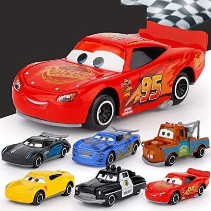 Galaxy Hi-Tech Mini Metal Die Cast Car Set Of-6 Toy Vehicle Play Set Free Wheel High Speed Unbreakable For Kids,Small Racing Car For Exciting Playtime Adventures,Movie Vehicle Car For Kids,Multicolor