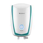 Havells Instanio 3L Instant Water Heater(Geyser)| Temp. Sensing LED Indicator| Rust & Shock Proof Body| ISI Marked|With Flexible Pipes|Warranty: 5 year on Inner Tank| High Rise Compatible (White Blue) 