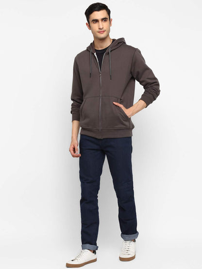 Alan Jones Clothing Men's Cotton Hooded Sweatshirt