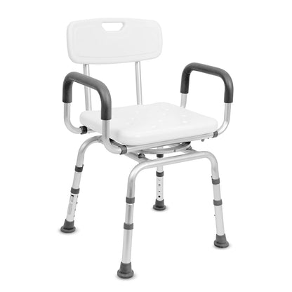 KosmoCare Premium Imported Shower Bench with EVA Mat Height Adjustable, Tool-Free Assembly Shower Chair with Anti-Slip Rubber Tips for Safety of Seniors & Elderly