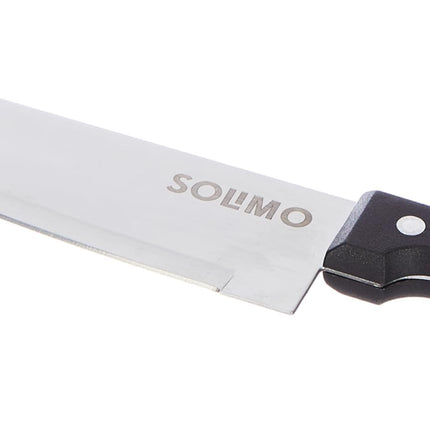 Amazon Brand - Solimo Stainless Steel Bread Knife | Triple Rivet Handle (Silver)