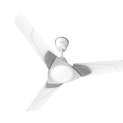 Polycab Aereo Plus Star Rated, 1200mm Ceiling Fan For Home | 100% Copper, High Speed & Air Delivery | Saves Up To 33% Electricity, Rust-Proof Aluminium Blades, 52 Watt | 3 Years Warranty【Lilac Silver】