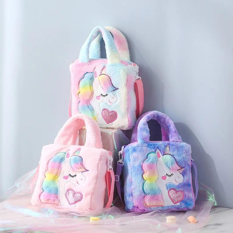 ADISA Unicorn Toddler Bag Princess Cute Crossbody Handbags Gift for Girls