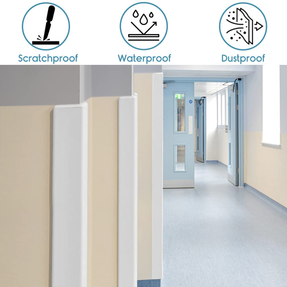 KosmoCare Wall Corner Guard 90° with Aluminum | Edge Corner | Wall Protector | Wall Edge Protector for Home, Restaurants, Hospital, Hotel, and Kitchen