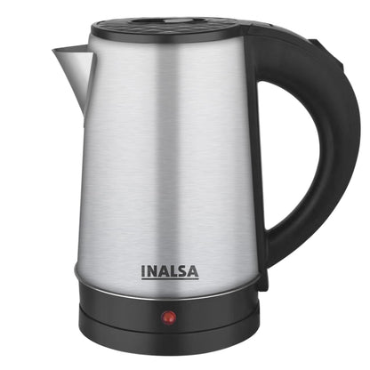 INALSA Premium English Finish Electric kettle|Analogue Temperature Display|2 Yr Warranty|Non Toxic SS Inner Body|Detachable Mesh Filter with Safety Cap (Callisto)