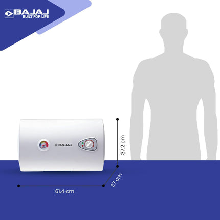 Bajaj Majesty 15GMH Geyser|(RF) 15-Litre 2000-Watt Storage Water Heater|Wall mounting|White 