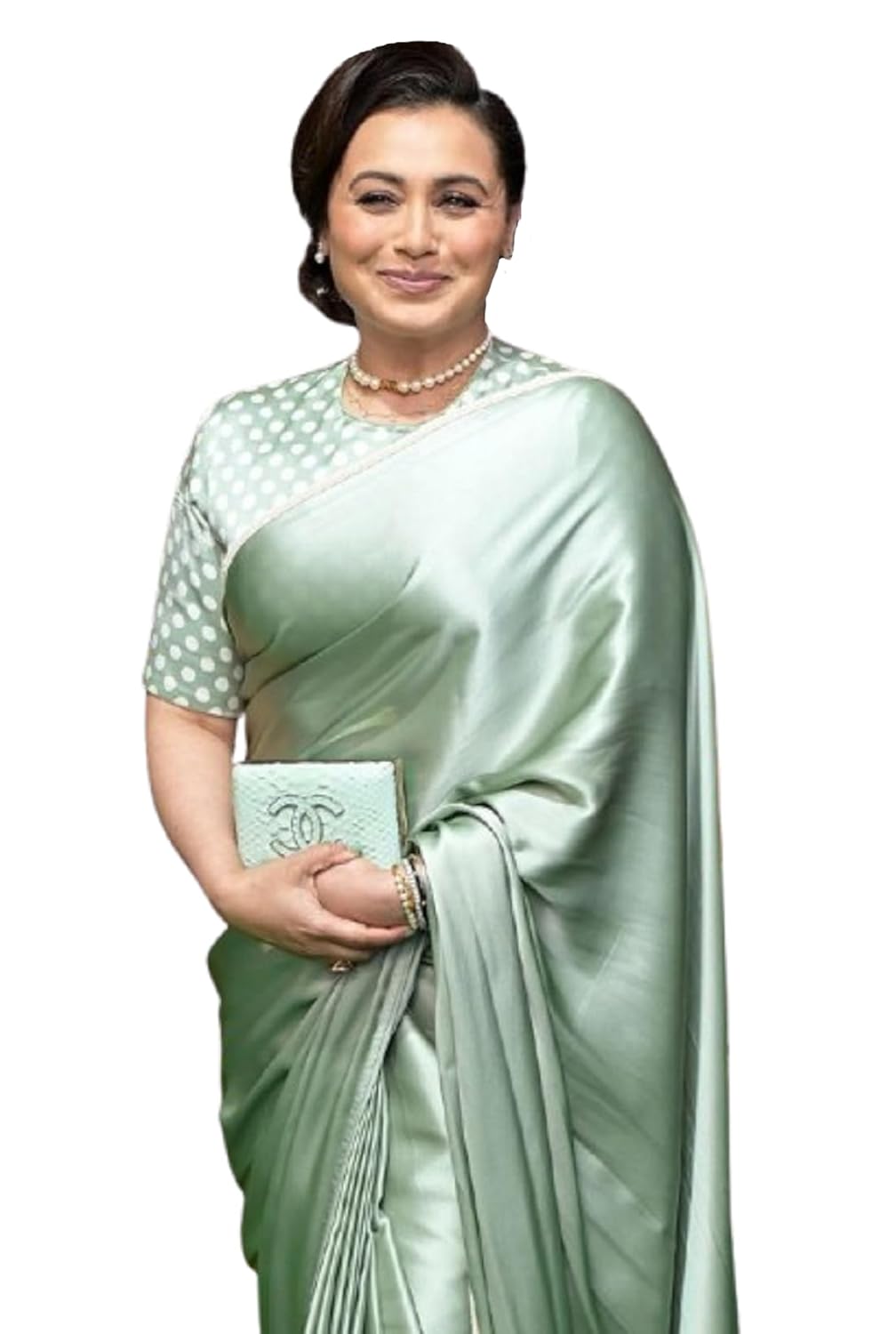 SATAZ Women's Ready to Wear Satin Silk 1 Minute Pre Pleated Bollywood Saree with Unstiched Blouse (Surf Crest Green)