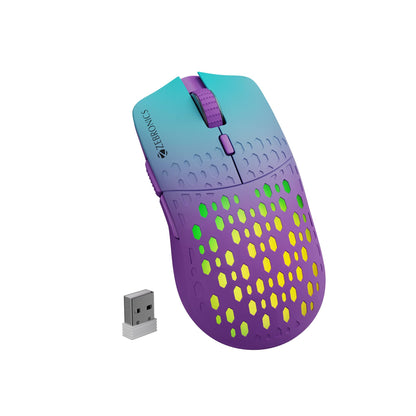 ZEBRONICS-Transformer-M with a High-Performance Gold-Plated USB Mouse: 6 Buttons, Multi-Color LED Lights,High-Resolution Sensor with max 3600 DPI, and DPI Switch(Black)