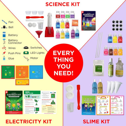 Einstein Box Science Gift Set for Boys & Girls Ages 6-8-10-12-14 Years | Birthday Gifts Ideas for Kids | STEM Learning Toys for 6,7,8,9,10,11,12,13,14-Year-Olds | 2-in-1 Learning Set |