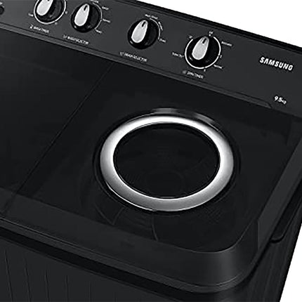 Samsung 9.5 Kg, 5 Star, Semi-Automatic Washing Machine (WT95A4260GD/TL, Air Turbo Drying, Dark Gray, Awarded as Washing Machine Brand of the year) 