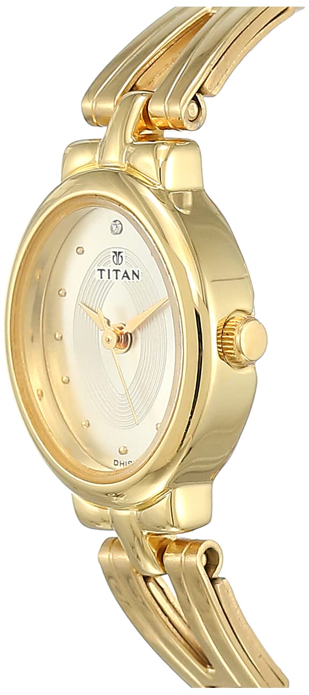 Titan Karishma Revive Analog Champagne Dial Women's Watch-NL2594YM01