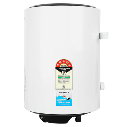 Faber Jazz 25L Storage wall Water Heater | Heating Indicator | Free Installation | 8 Bar Pressure, Temperature Control, MFV Valve, Auto Cut-Off, PUF Technology | 2000W, 5 Star | FWG JAZZ 25 V (White)