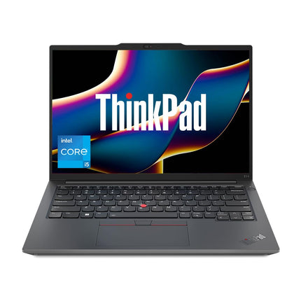 Lenovo ThinkPad E14 Intel Core i5 12th Gen 14" FHD Thin and Light Laptop (8GB RAM/512GB SSD/Windows 11 Home/Office 2021/FPR/Backlit Keyboard/Black/1.59 kg), 21E3S04X00 