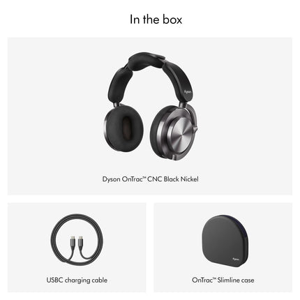 Dyson OnTrac™ Headphones CNC Black Nickel 