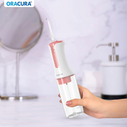 ORACURA® OC300 PRO Smart Pro Water Flosser® Blue | 365 Days Warranty | 4 Modes | Micro-Bubble Technology | 8 Nozzle Tip | 4 Vibrant Colours | 300ml Water Tank