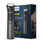 Philips India's No.1 Men's Trimmer| Patented Twin Trim Blades I Precision Trimming, 13-in-1 Modern Man Kit -Face, Body & Private Parts I 3 Year Warranty I120Min Runtime I 5 min Quick Charge MG7920/65 