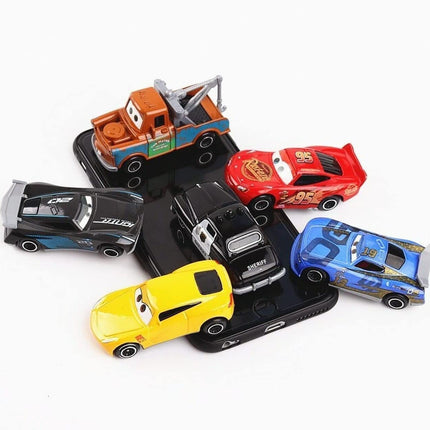 Galaxy Hi-Tech Mini Metal Die Cast Car Set Of-6 Toy Vehicle Play Set Free Wheel High Speed Unbreakable For Kids,Small Racing Car For Exciting Playtime Adventures,Movie Vehicle Car For Kids,Multicolor