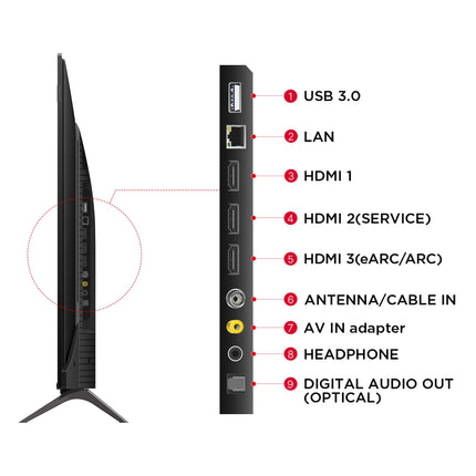 TCL 108 cm (43 inches) 4K Ultra HD Smart QLED Google TV 43C61B (Black) 