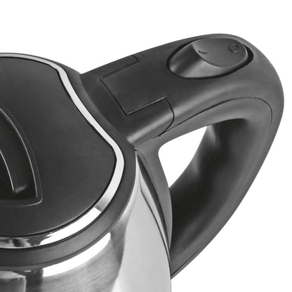 Milton Euroline Go Electro 2.0 Stainless Steel Electric Kettle, 1 Piece, 2 Litre, Silver, Power Indicator, 1500 Watts, Auto Cut-off, Detachable 360 Degree Connector, Boiler for Water, Instant Noodles