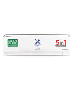 Lloyd 0.8 Ton 3 Star Inverter Split AC (5 in 1 Convertible, 100% Copper, Anti-Viral + PM 2.5 Filter, White with Silver Deco Strip, GLS09I3FOSEV) 