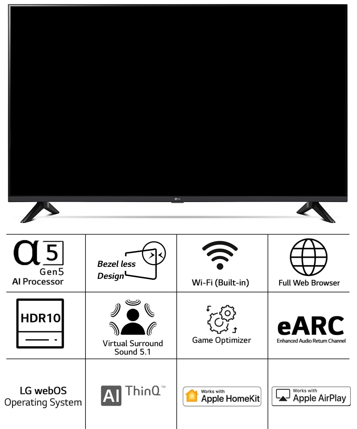 LG 80 cm (32 inches) HD Ready Smart LED TV 32LM563BPTC (Dark Iron Gray)