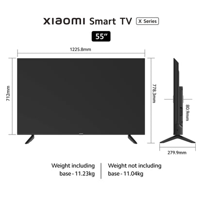 Xiaomi 108 cm (43 inches) A Pro 4K Dolby Vision Smart Google TV L43MA-AUIN (Black)