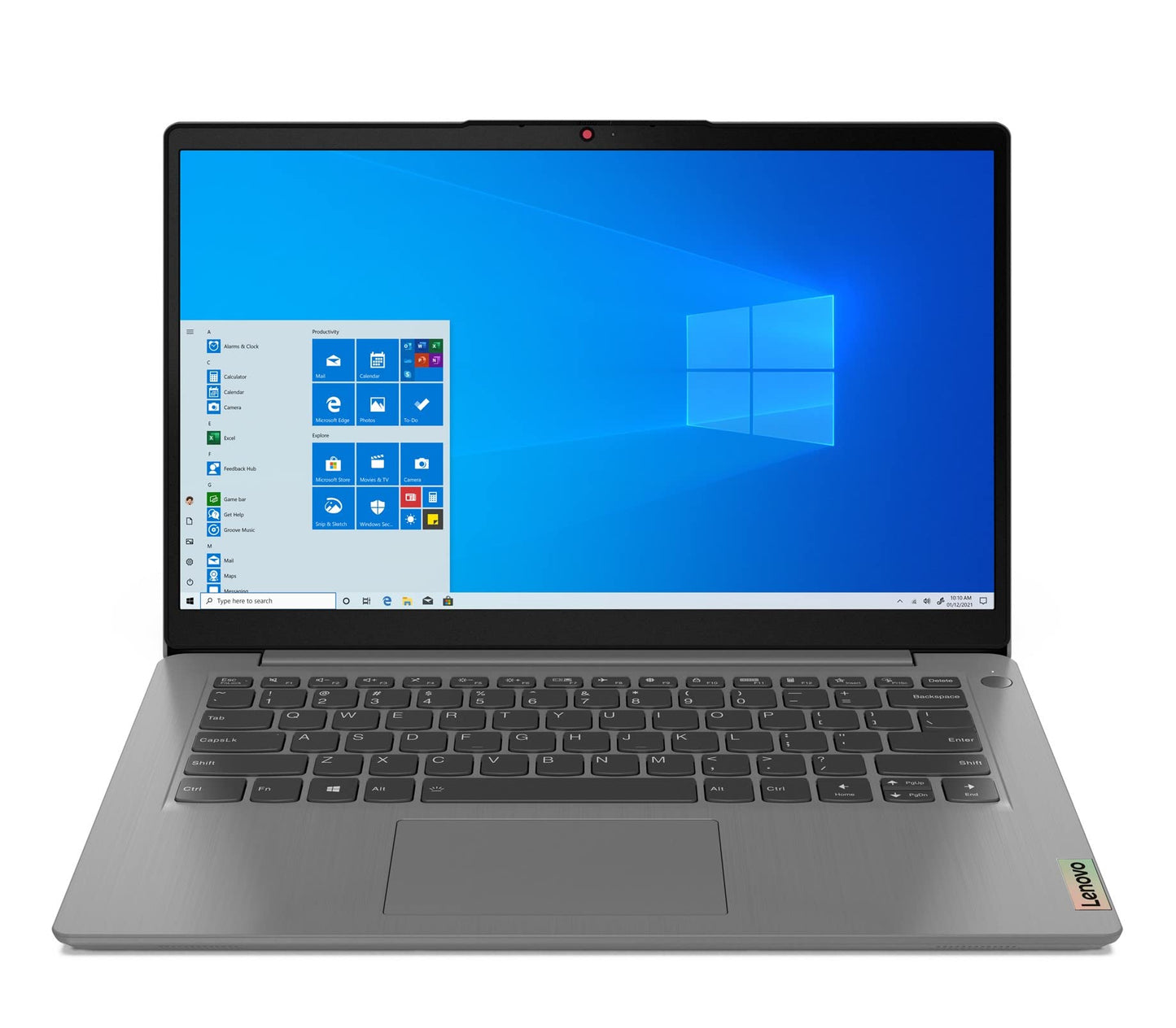 Lenovo IdeaPad Slim 3 2021 11th Gen Intel Core i3 15.6 FHD Thin & Light Laptop (8GB/256GB SSD/Windows 10/MS Office/2 Year Warranty/Arctic Grey/1.65Kg), 82H801CUIN