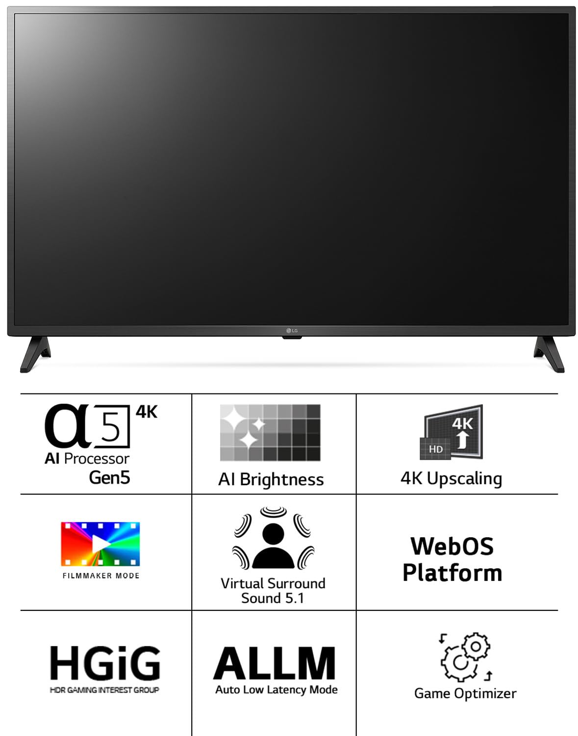 LG 139 cm (55 inches) 4K Ultra HD Smart LED TV 55UR7500PSC (Dark Iron Gray)