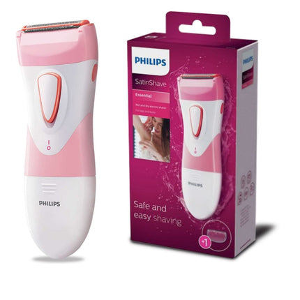 Philips Body Trimmer for Women, Skin Safe with Rounded Tips, 2in1 Trim or Shave, Hair Removal for Intimate Areas, Arms, Legs & Body, No Skin Irritation, Travel Friendly I 2 Year Warranty - BRT383/15