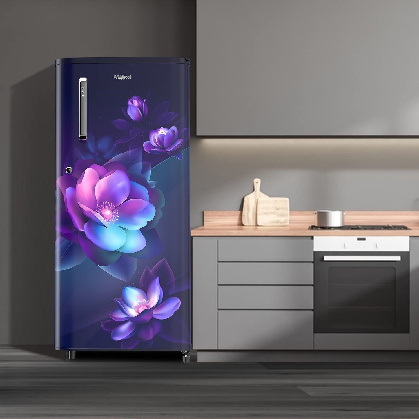 Whirlpool 184 L 2 Star Direct-Cool Single Door Refrigerator (205 WDE CLS 2S SAPPHIRE BLUE-Z, Blue,2023 Model)