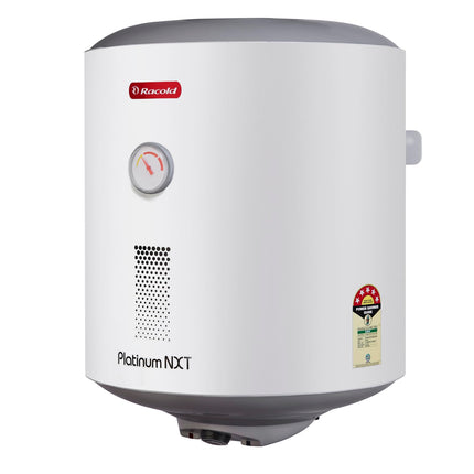 Racold Platinum Nxt 50L Vertical 5 Star Water Heater(Geyser) for Home| 33% faster heating |Titanium Plus technology |Free Standard Installation & Pipes | Suitable for bathroom 