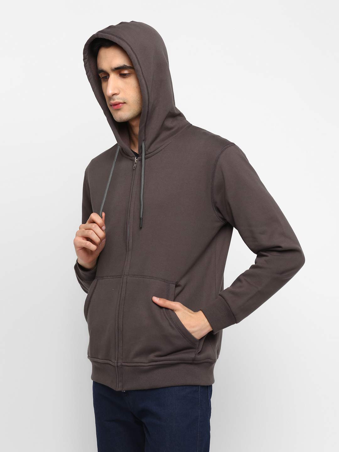 Alan Jones Clothing Men's Cotton Hooded Sweatshirt