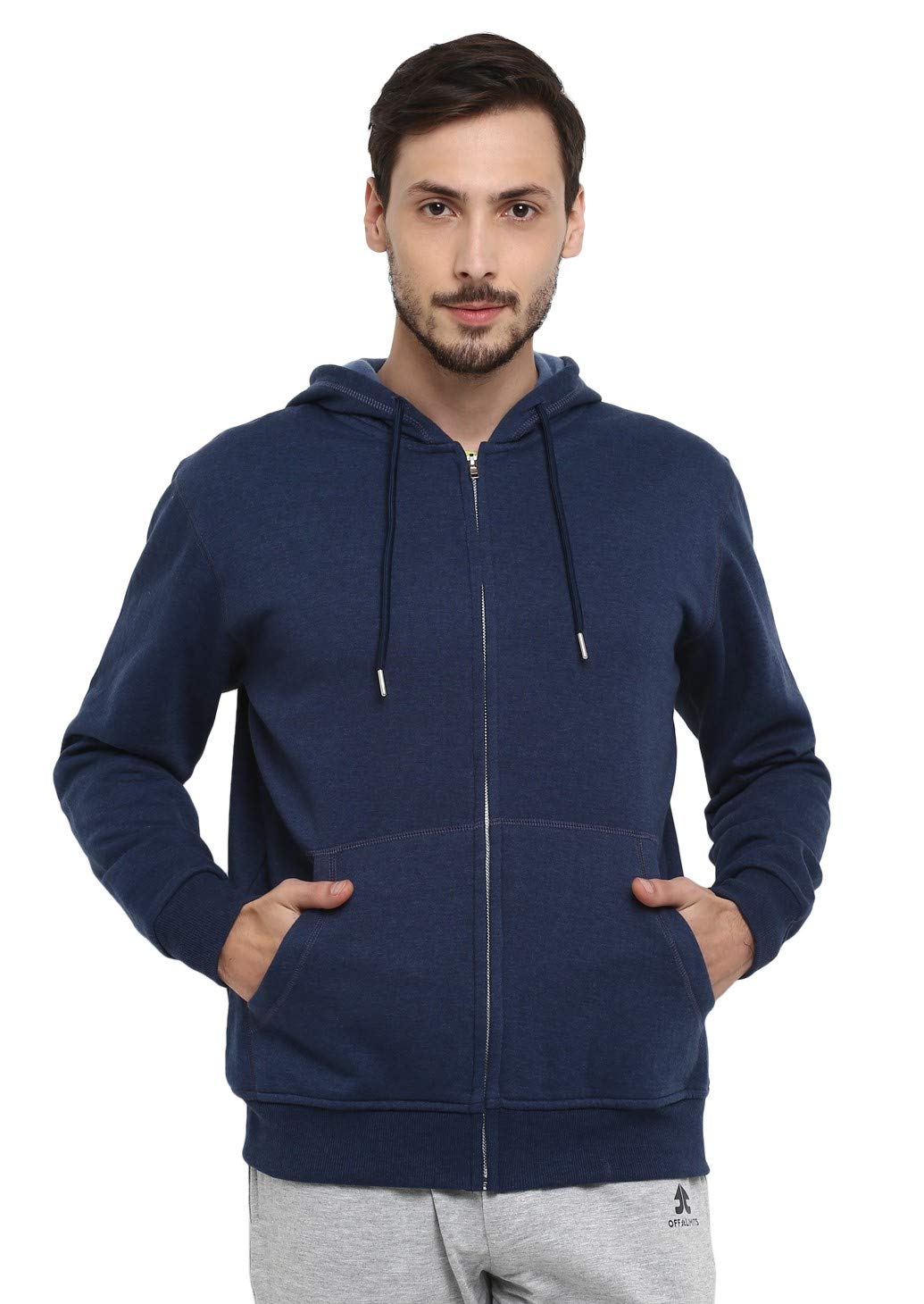 Alan Jones Clothing Men's Cotton Hooded Sweatshirt